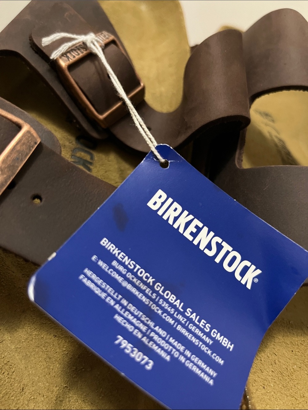 Birkenstock Arizona Two-Strap Sandals in Dark Brown - Picture 2 of 7
